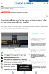 Diariodeibiza: Suministros Ibiza, confianza, asesoramiento experto y las mejores marcas en clima y bombeo