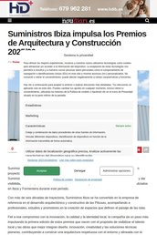 Noudiari: Suministros Ibiza impulsa los Premios de Arquitectura y Construcción 2025/26