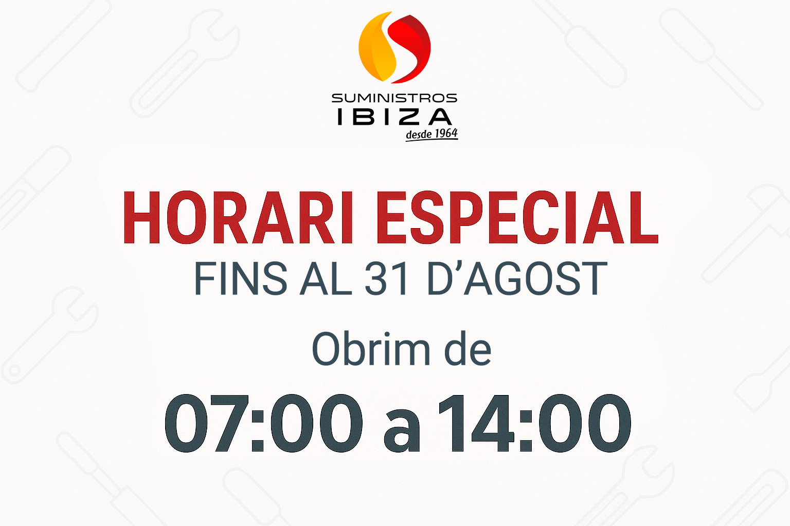 Horari d’estiu 2025